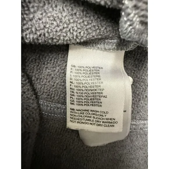 The North Face Knit Stitch Pullover Snap On Hoodie.Heathered Gray. Sz XS - Picture 8 of 13
